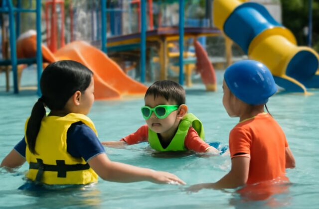 water park kids