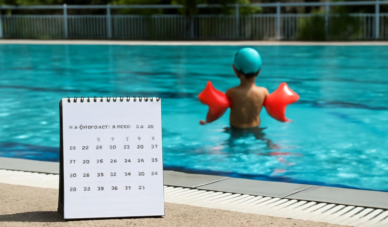 calendar swimming pool