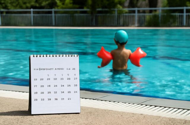 calendar swimming pool