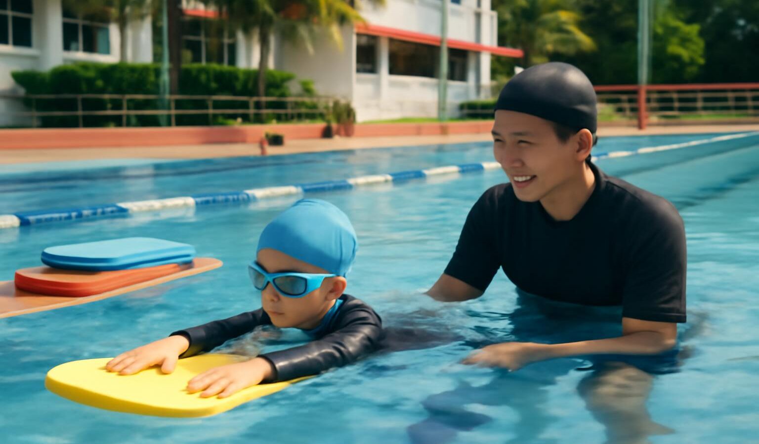 swimming training pool