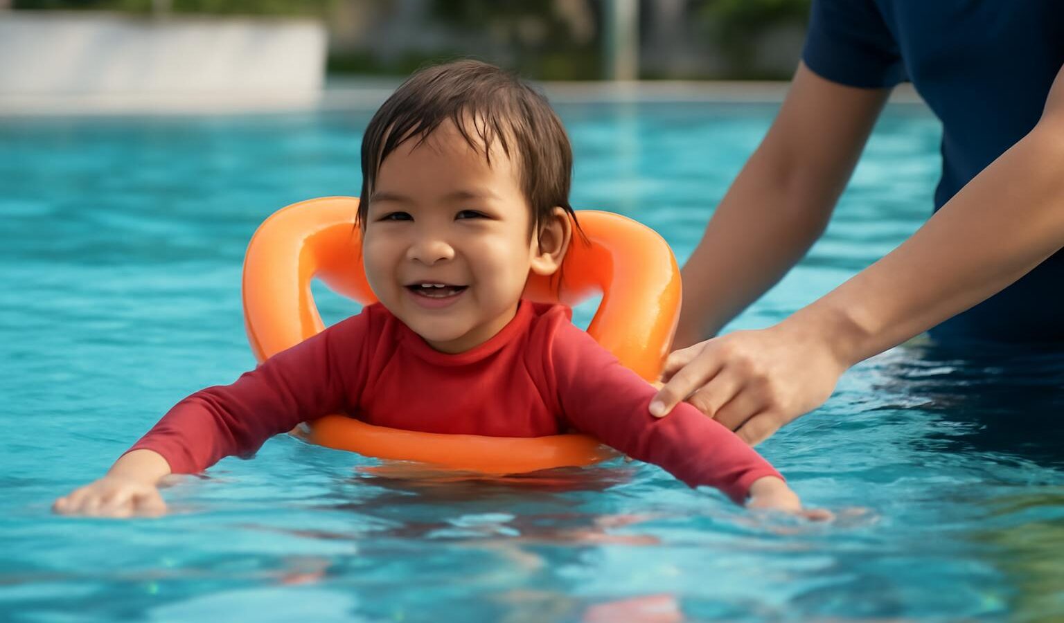 child swimming support