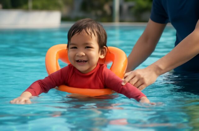 child swimming support