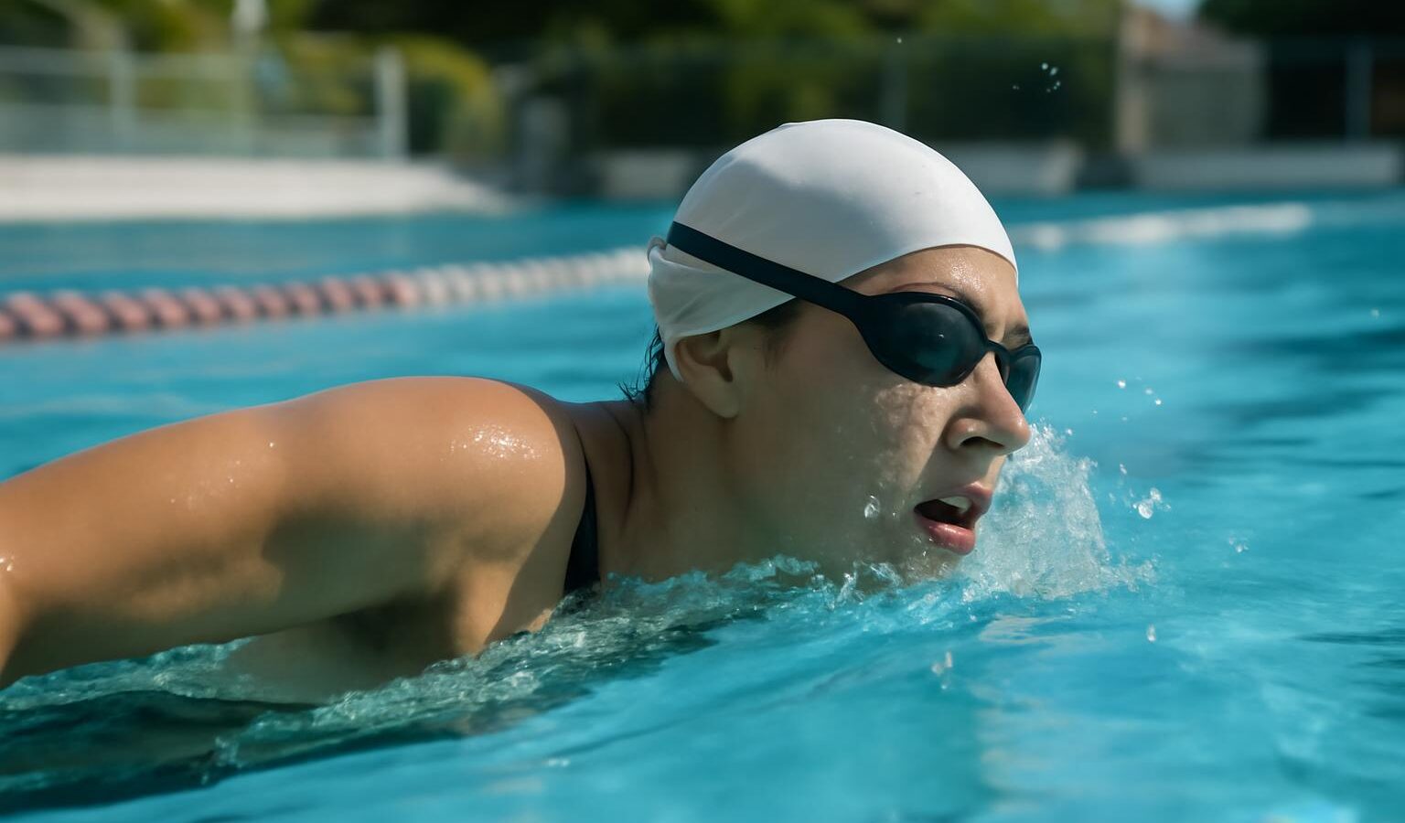 swimmer breathing