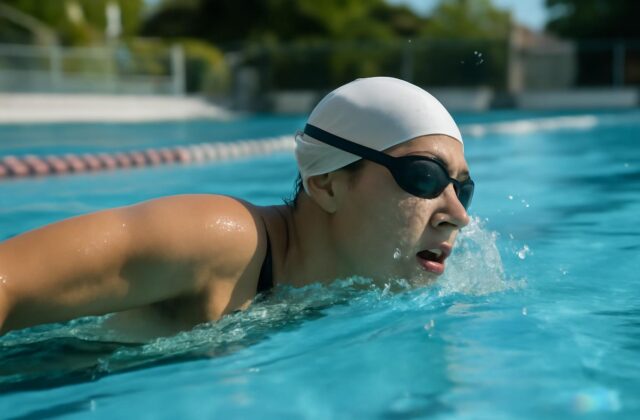 swimmer breathing