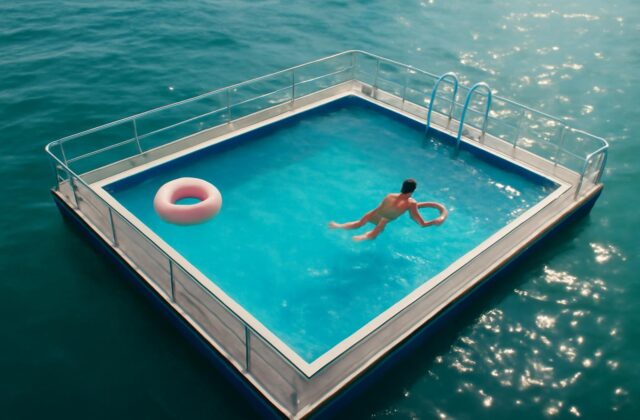 floating swimming pool