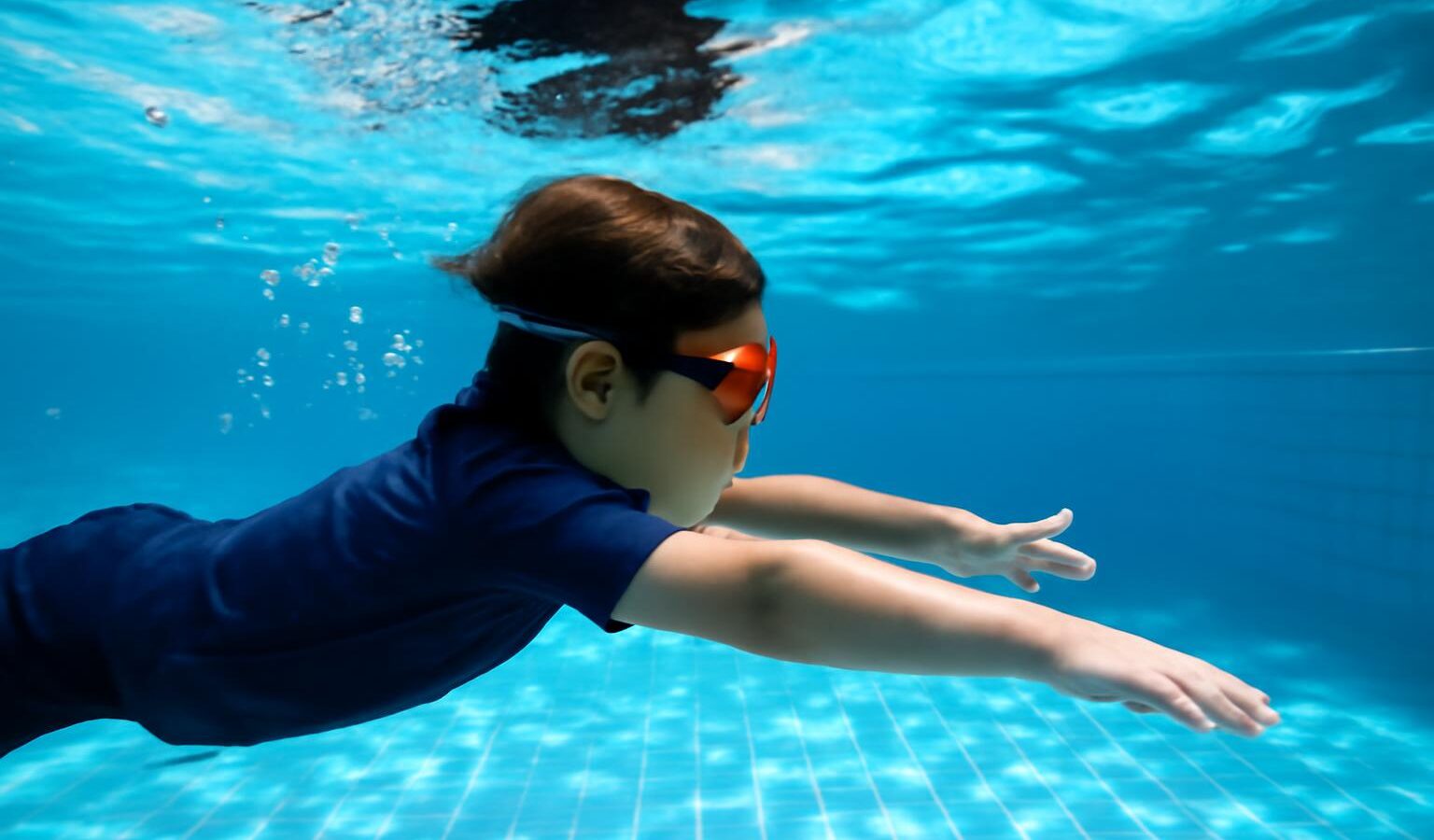 underwater swimming