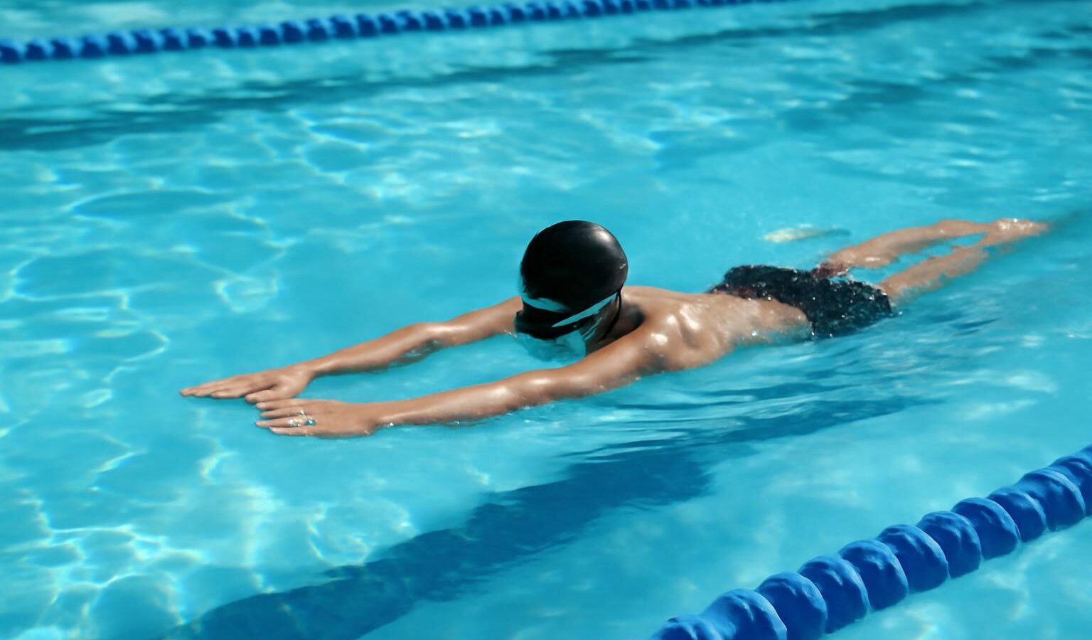 swimmer gliding