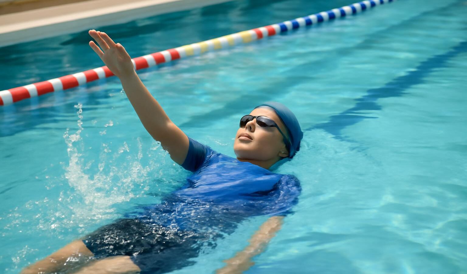 backstroke swimming