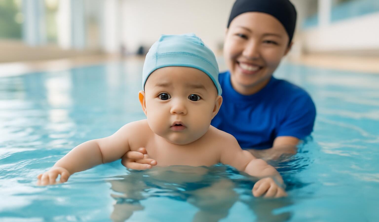 infant swimming