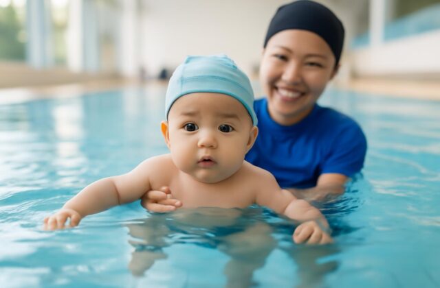 infant swimming