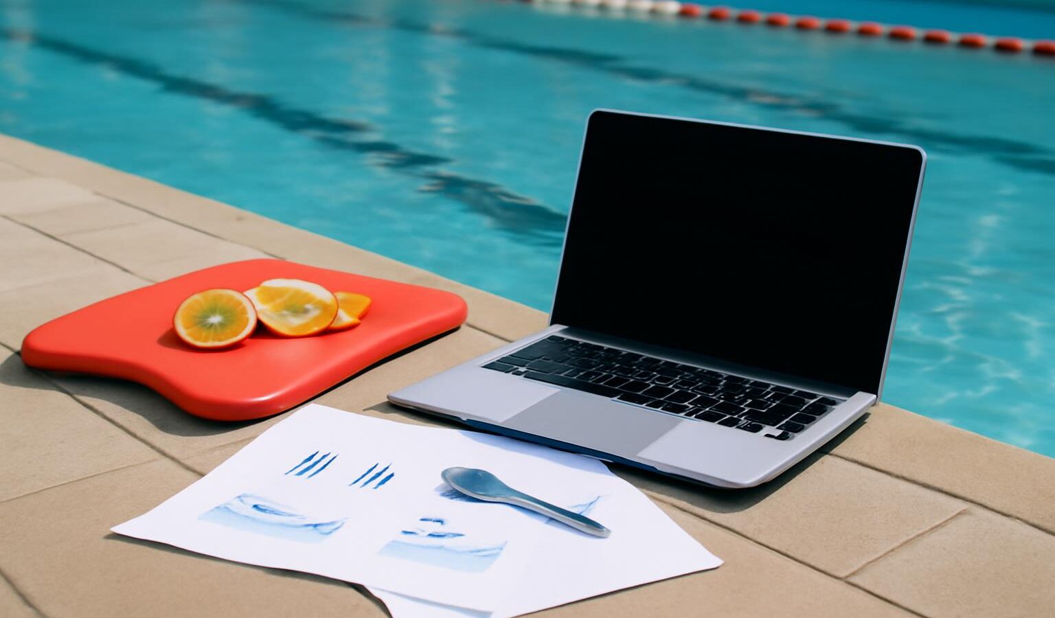documents laptop
