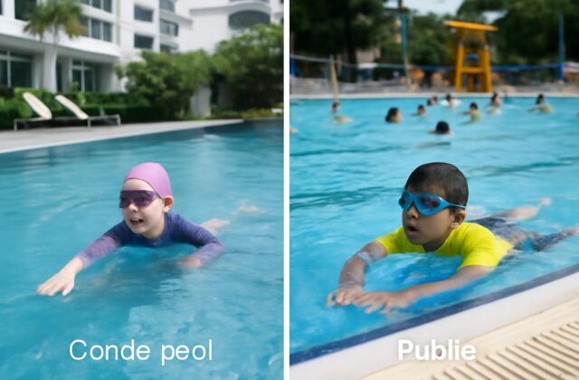 condo pool vs public