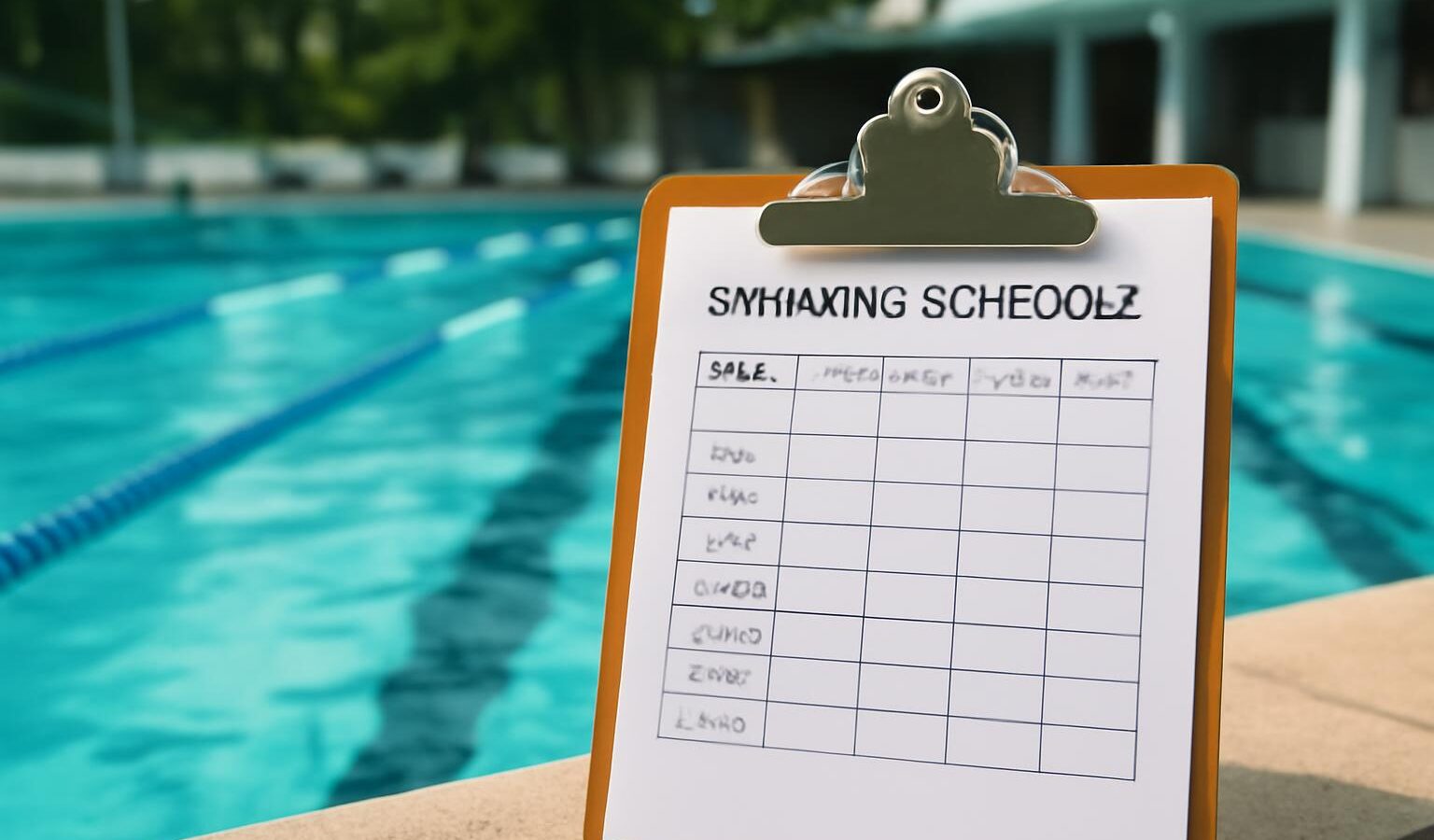 swimming schedule