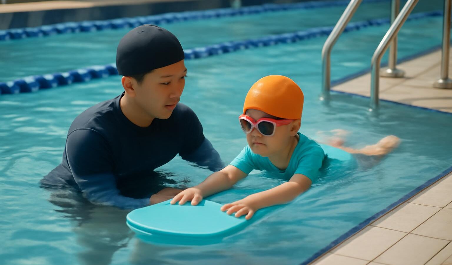 swimming lesson pool