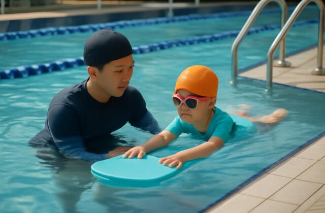 swimming lesson pool