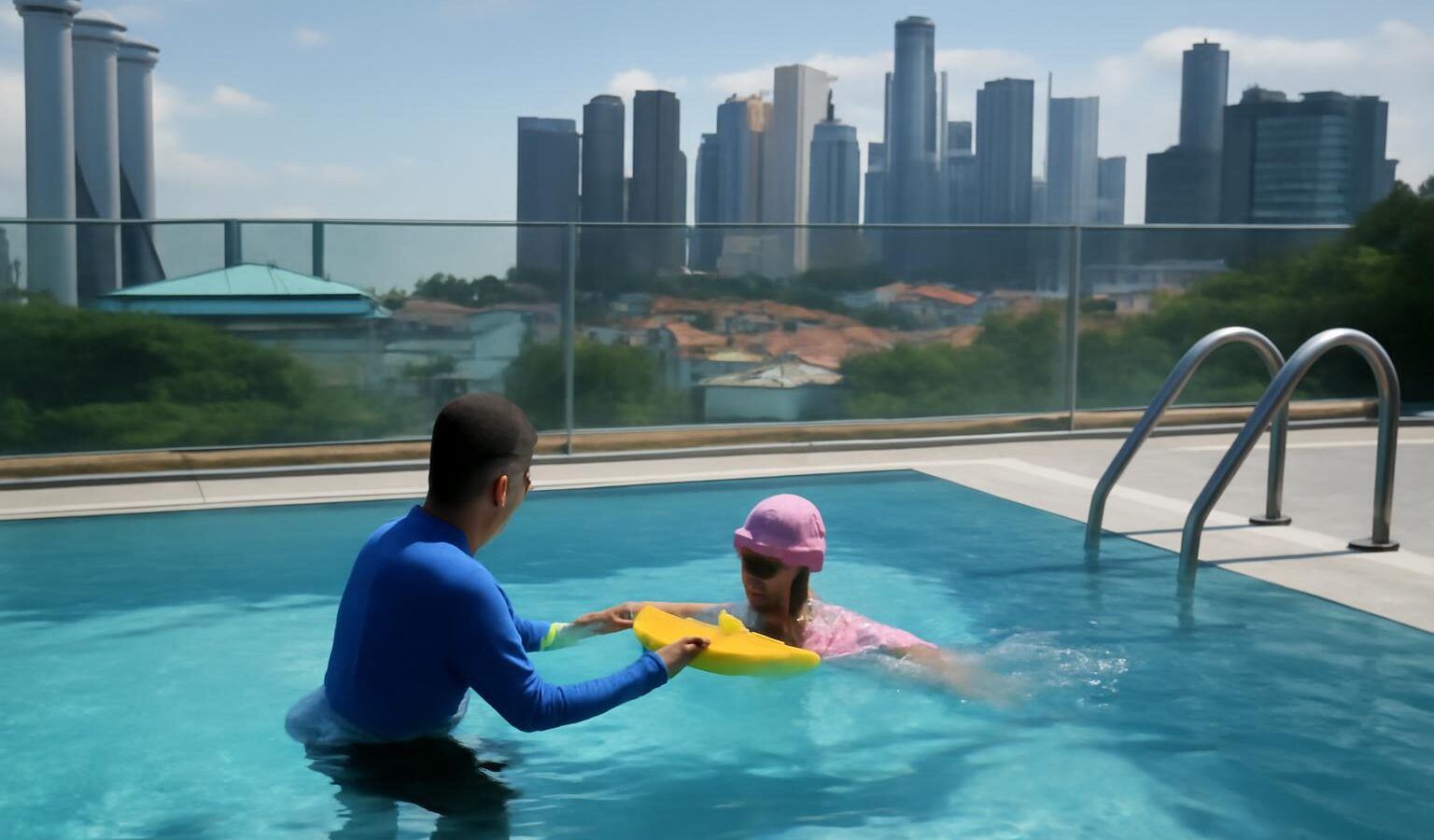 rooftop swimming pool