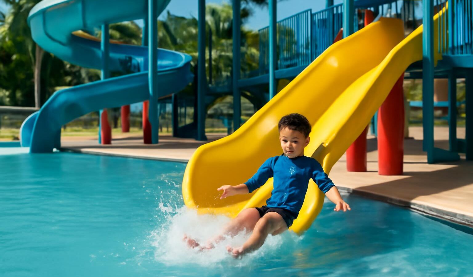 water park slide